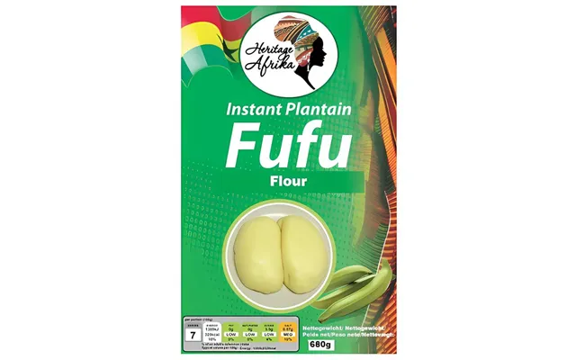 Heritage Afrika Plantain Fufu Mel 680 G