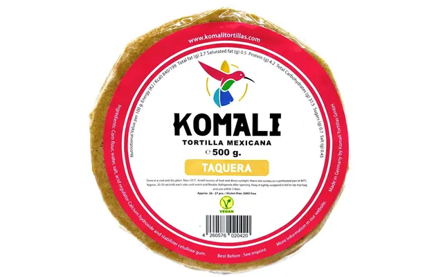 Komali Mexican Tortillas Brød 500 G