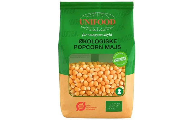 Madspildsvare Unifood Popcorn Majs Økologisk 500 G