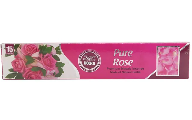 Pure Rose Røgelsespinde 15 Stk