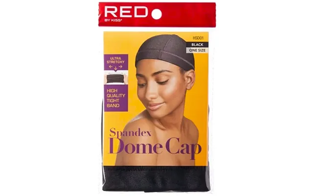 Red By Kiss Spandex Dome Cap Sort