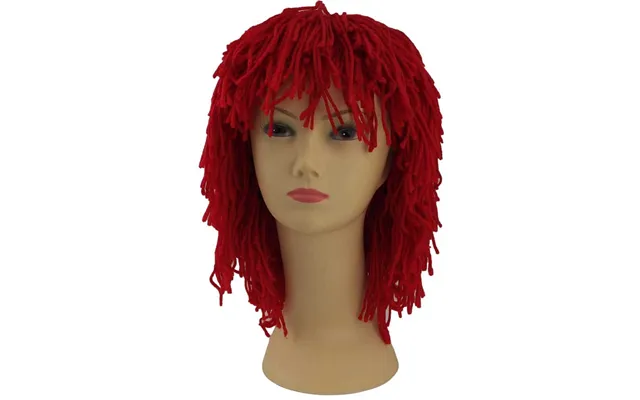 Rød Rasta Paryk