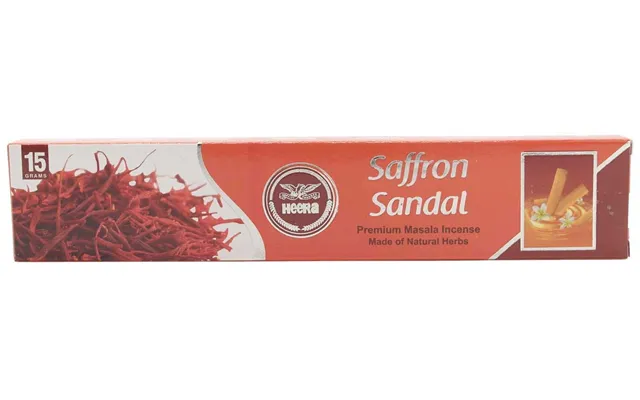 Saffron Sandal Røgelsespinde 15 Stk