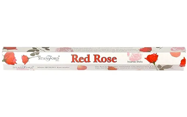 Stamford Røgelsespinde Red Rose 20 Stk
