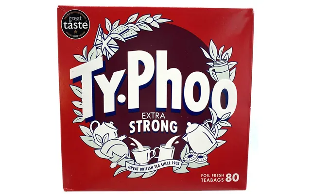 Typhoo Te Ekstra Stærk 80 Stk