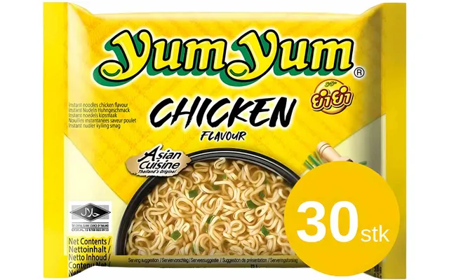 Yum Yum Nudler Kylling 30 Stk