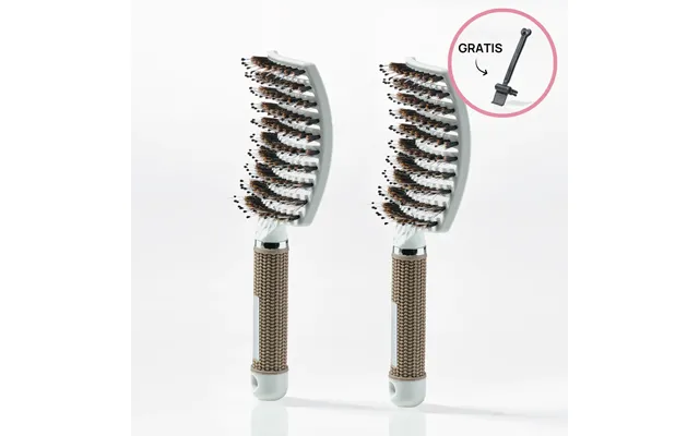 2 Stk. Curved Paddle Brush Gave - 2 Stk Hvid 12% Cleaning Brush product image