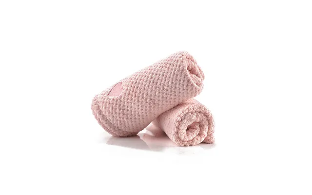 Mikrofiber Håndklæde Til Hår - Rosa 2 Stk