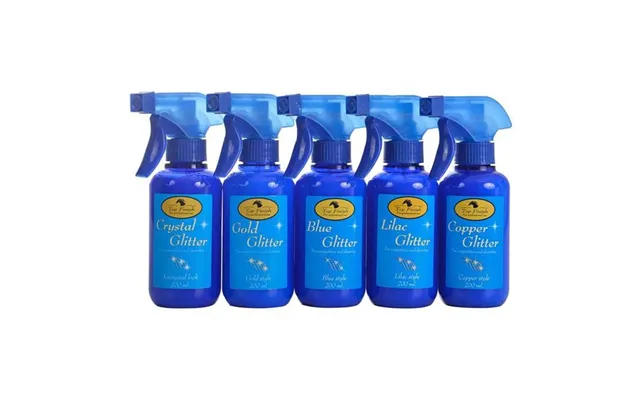 Top Finish Glimmer Spray - Blå