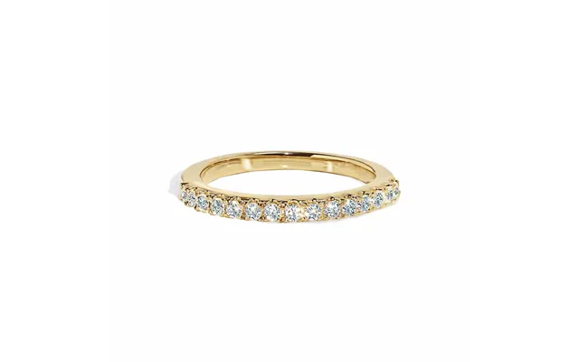 Alliancering Med Diamanter I Guld - 18k Guld 45