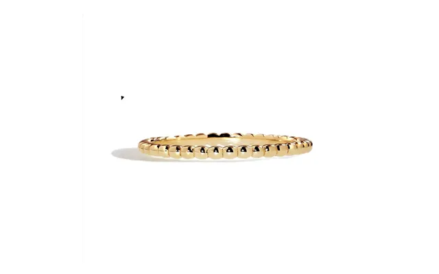 Equestrian Small Dot Ring Forgyldt