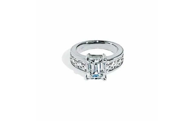 Oxford Prinsesse & Radiant Formet Ring I Sølv - 52