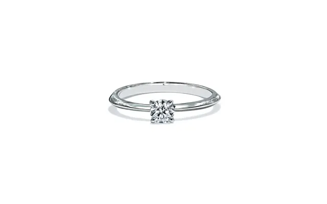 Oxford Sølv Rund Solitaire Ring