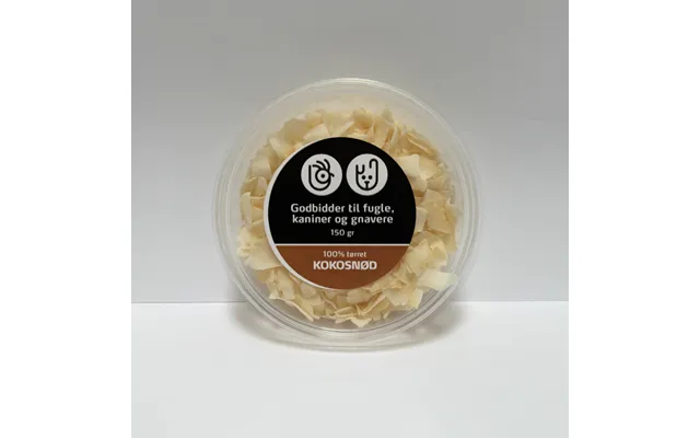 100% Tørret Kokosnød - Snack Til Gnavere