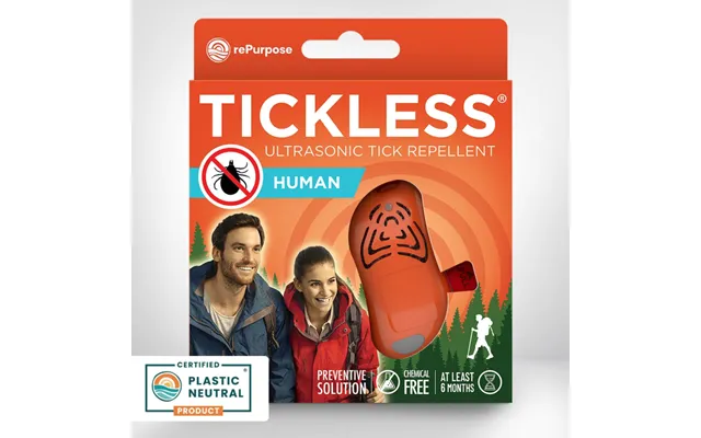 Tickless Human Kemikaliefri Beskyttelse Mod Flåter