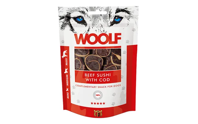 Woolf Beef Sushi With Cod - 100 G