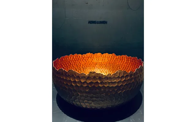 Brun Kobber Skål 30 Cm