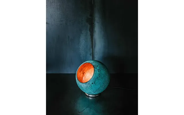 Floor Oxideret Kobberlampe 35 Cm Nej