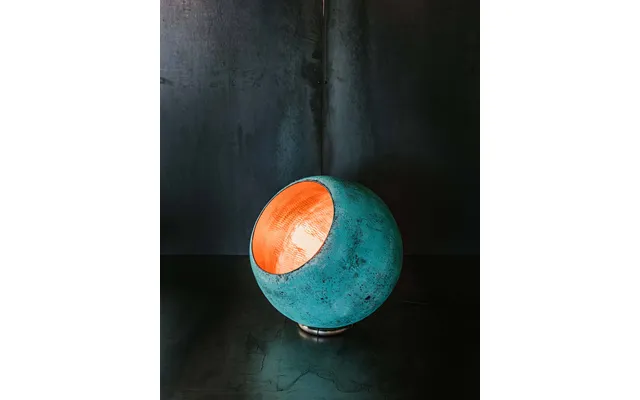 Floor Oxideret Kobberlampe 45 Cm Nej