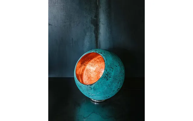Floor Oxideret Kobberlampe 50 Cm Nej