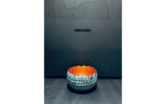 Oxideret Kobber Skål 13 Cm
