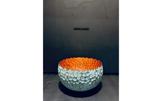 Oxideret Kobber Skål 20 Cm