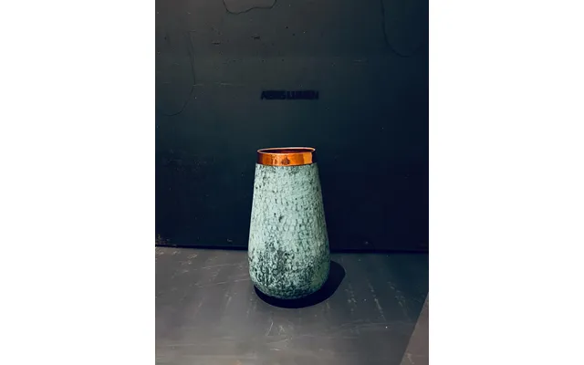 Oxideret Kobbervase 21 Cm