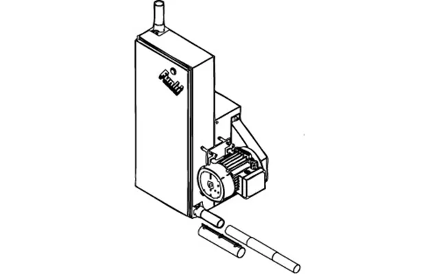 38mm Trækstation Uden Trækhjulmed Motor B3-0,55kw-900rpm-ø19 230 400v-50 60hz - Aco Funki