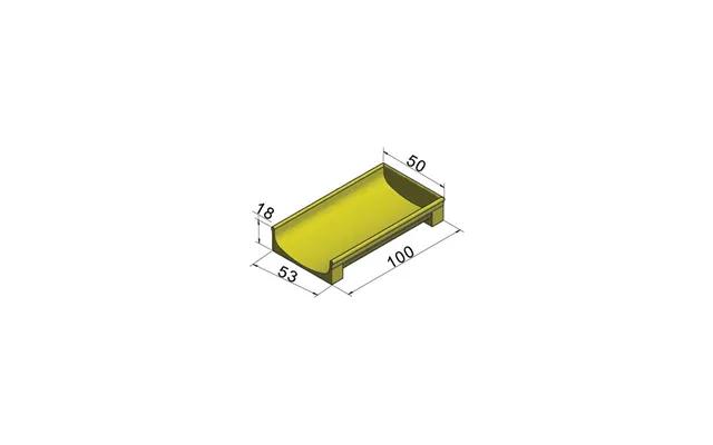 Ende Krybbe Ts 50, 100 Cm Lang - Aco Funki