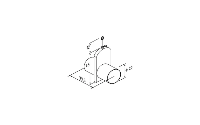 Gylleskydespjæld Dn 200 V2a - Aco Funki