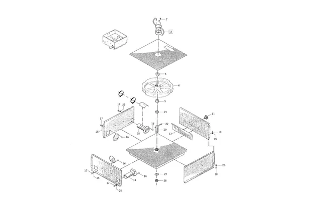 Optagerstation Type U Res 1a Pos. 29 - Aksel For Bund