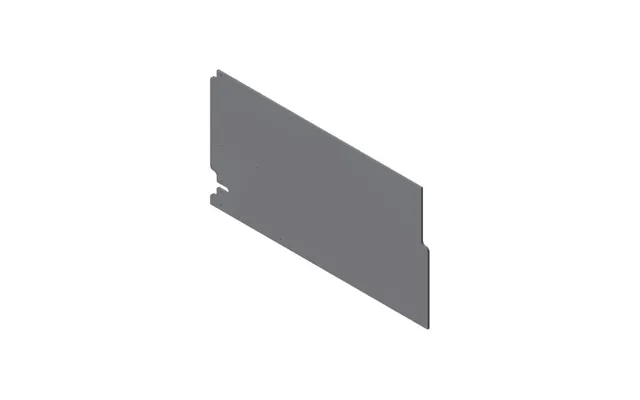 Plade H1000 Til Låge 120 Cm - Aco Funki