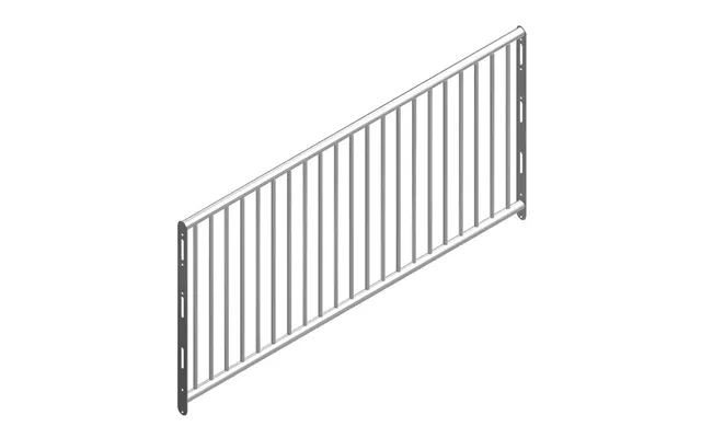 Rustfri Kontaktgitter H750 L1500 - Aco Funki