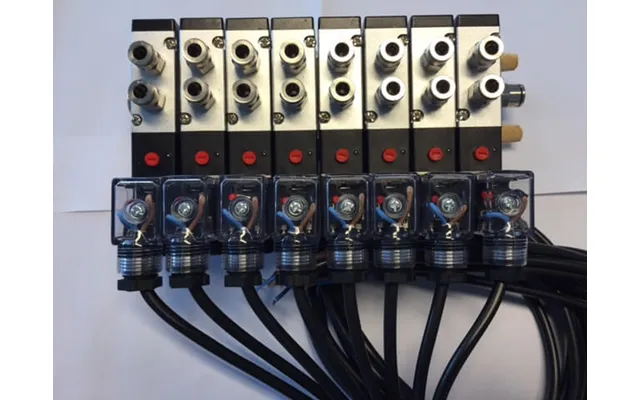 Ventil 8 Blok Til Elektro Pneumatisk - Aco Funki