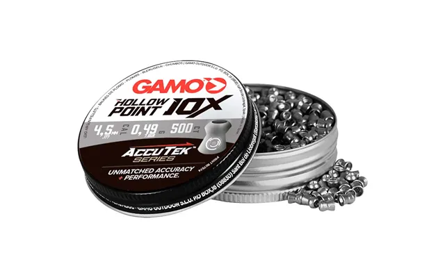 Gamo Hollow Point Accutek 4.5 Mm Hagl Til Luftgevær 500 Stk