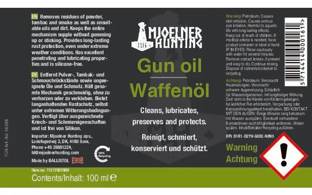 Gevær Olie 100 Ml.