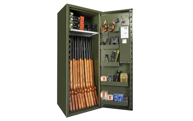 Grøn Våbenskab Sp88e - 9 Våben Grøn 150x55x40