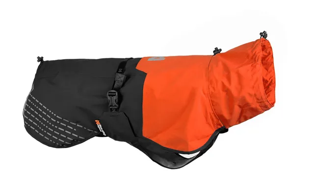 Non-stop Fjord Raincoat Black Orange - 60