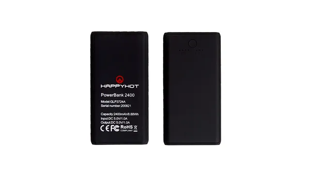 Powerbanks Til Happyhot Varmesokker 5v 2400 Mah 2 Stk.
