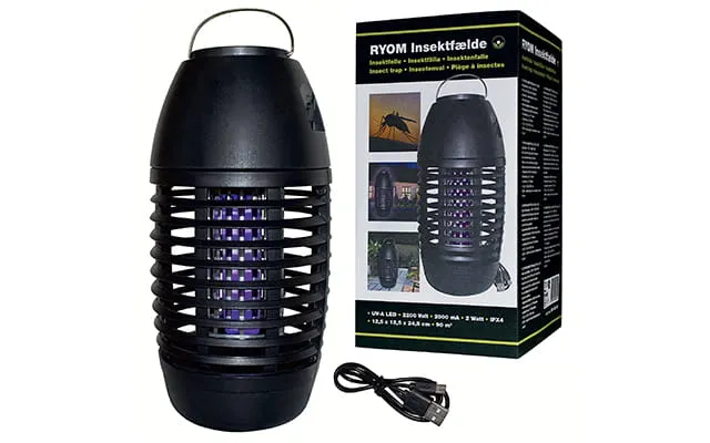 Ryom Insektfælde 2 W. Led Genopladelig