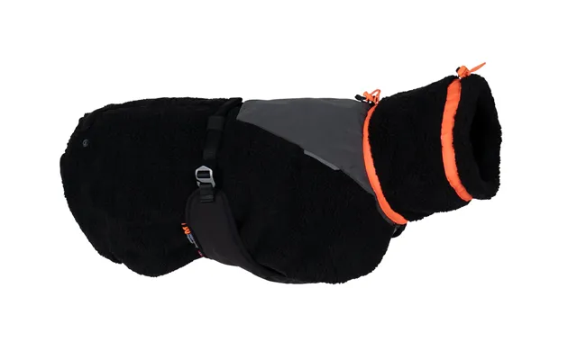Trekking Fleece Jacket, Black Orange - 50
