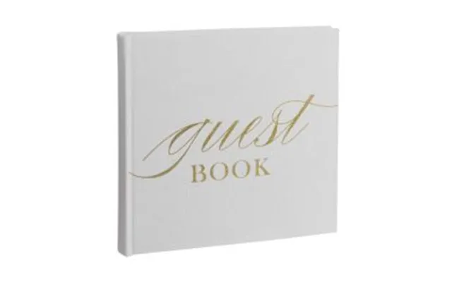 Focus Base Line Canvas Album 20x20 Guestbook White - Fotoalbum