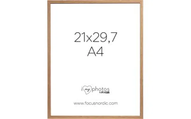 Focus Rock Oak Veneer 21x29,7 A4 - Ramme