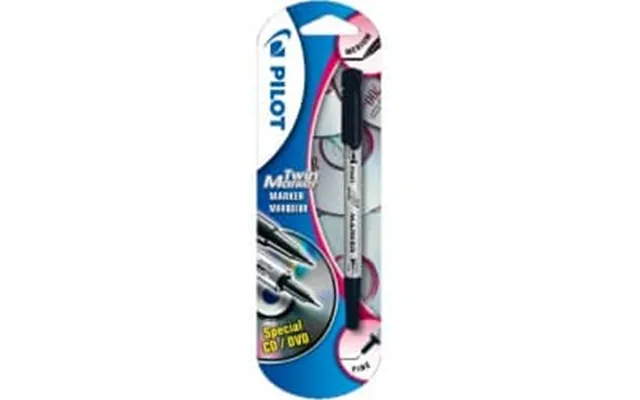Pilot Cd Dvd Marker Twin Black - Skriveredskaber
