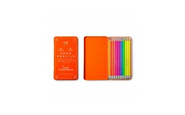 Printworks 12 Colour Pencils Neon - Blyant