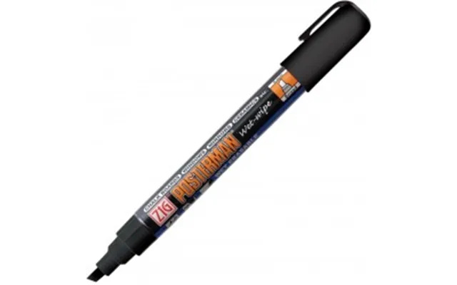 Zigkuretake Zig Kuretake Zig Posterman Pma-550 Wet-wipe Black - Skriveredskaber