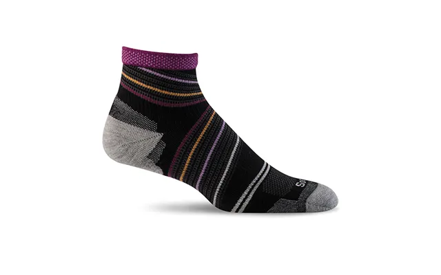 Sockwell Sportstrømper Dame - Sort Grå Lilla