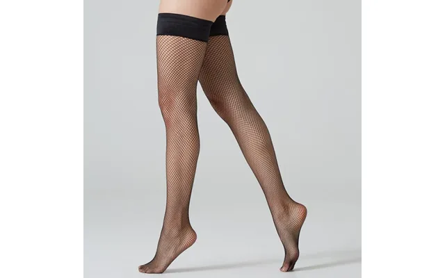 Black Bahamas Fishnet Hold-ups