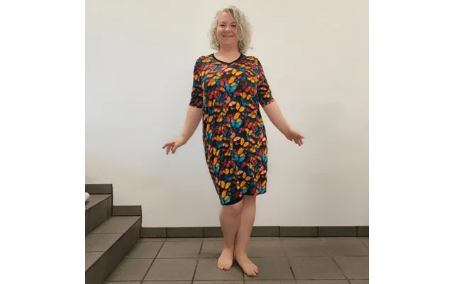Plus Size Kjole - Coco Bamboo Butterfly