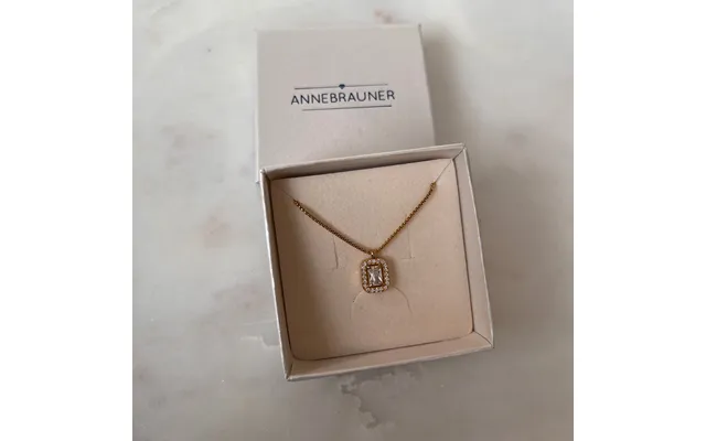 Annebrauner Chã Teau Halskæde 18k Guldbelagt